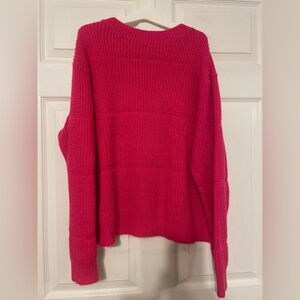 Hot Pink Knit Sweater